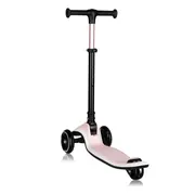 Trotineta pentru copii, Lionelo, Mey, Ultrapliabila, Cu lumini si cosulet, Maner ajustabil pe inaltime, 3 ani+, Pana la 50 Kg, Ultra usor, 2.8 kg, Conform cu standardul EN71-1/2/3, Certificata Intertek, Roz BYNLO-MEY_PINK_ROSE