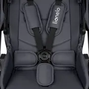 Carucior 2 in 1, Lionelo, Layla, Pana la 22 kg, Cadru aluminiu, Cu landou intarit si salteluta din spuma AirDots, Reversibil, Cu ventilatie 3D, Cu accesorii, EN1888-1, EN1888-2, EN1466, Gri BYNLO-LAYLA_2IN1_GREY_STONE