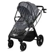 Carucior 2 in 1, Lionelo, Layla, Pana la 22 kg, Cadru aluminiu, Cu landou intarit si salteluta din spuma AirDots, Reversibil, Cu ventilatie 3D, Cu accesorii, EN1888-1, EN1888-2, EN1466, Gri BYNLO-LAYLA_2IN1_GREY_STONE