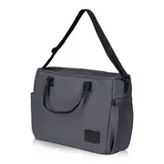 Carucior 2 in 1, Lionelo, Layla, Pana la 22 kg, Cadru aluminiu, Cu landou intarit si salteluta din spuma AirDots, Reversibil, Cu ventilatie 3D, Cu accesorii, EN1888-1, EN1888-2, EN1466, Gri BYNLO-LAYLA_2IN1_GREY_STONE