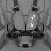 Carucior 2 in 1, Lionelo, Meril, Cu landou si scaun cu dimensiune XL, Reversibil, Cu sistem de ventilatie 3D, Cu accesorii, Pana la 22 kg, Conform cu EN1888-1 EN1888-2, EN1466, Gri BYNLO-MERIL_2IN1_GREY_STONE