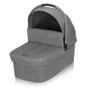Carucior 2 in 1, Lionelo, Meril, Cu landou si scaun cu dimensiune XL, Reversibil, Cu sistem de ventilatie 3D, Cu accesorii, Pana la 22 kg, Conform cu EN1888-1 EN1888-2, EN1466, Gri BYNLO-MERIL_2IN1_GREY_STONE