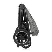 Carucior 2 in 1, Lionelo, Meril, Cu landou si scaun cu dimensiune XL, Reversibil, Cu sistem de ventilatie 3D, Cu accesorii, Pana la 22 kg, Conform cu EN1888-1 EN1888-2, EN1466, Gri BYNLO-MERIL_2IN1_GREY_STONE