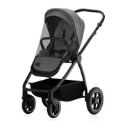 Carucior 2 in 1, Lionelo, Meril, Cu landou si scaun cu dimensiune XL, Reversibil, Cu sistem de ventilatie 3D, Cu accesorii, Pana la 22 kg, Conform cu EN1888-1 EN1888-2, EN1466, Gri BYNLO-MERIL_2IN1_GREY_STONE