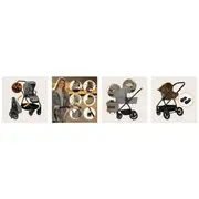 Carucior 2 in 1, Lionelo, Meril, Cu landou si scaun cu dimensiune XL, Reversibil, Cu sistem de ventilatie 3D, Cu accesorii, Pana la 22 kg, Conform cu EN1888-1 EN1888-2, EN1466, Gri BYNLO-MERIL_2IN1_GREY_STONE