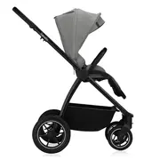 Carucior 2 in 1, Lionelo, Meril, Cu landou si scaun cu dimensiune XL, Reversibil, Cu sistem de ventilatie 3D, Cu accesorii, Pana la 22 kg, Conform cu EN1888-1 EN1888-2, EN1466, Gri BYNLO-MERIL_2IN1_GREY_STONE