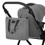 Carucior 2 in 1, Lionelo, Meril, Cu landou si scaun cu dimensiune XL, Reversibil, Cu sistem de ventilatie 3D, Cu accesorii, Pana la 22 kg, Conform cu EN1888-1 EN1888-2, EN1466, Gri BYNLO-MERIL_2IN1_GREY_STONE