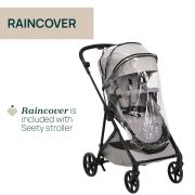 Carucior copii 3 in 1 Chicco Seety, cu scaun auto Kory Plus I-Size, FlorenceBeige (Bej), 0luni+ CHC8709770+8709870+8714645-8