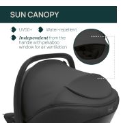 Carucior copii 3 in 1 Chicco Seety, cu scaun auto Kory Plus I-Size, FlorenceBeige (Bej), 0luni+ CHC8709770+8709870+8714645-8