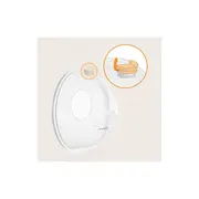 Colectoare san, Lionelo, 2 buc, 60 ml, fara BPA, Ergonomice, Compatibile cu orice sutien, Transparent BYNLOC-MILKY_SIMPLE