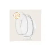 Colectoare san, Lionelo, 2 buc, 60 ml, fara BPA, Ergonomice, Compatibile cu orice sutien, Transparent BYNLOC-MILKY_SIMPLE