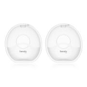 Colectoare san, Lionelo, 2 buc, 60 ml, fara BPA, Ergonomice, Compatibile cu orice sutien, Transparent BYNLOC-MILKY_SIMPLE