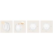 Colectoare san, Lionelo, 2 buc, 60 ml, fara BPA, Ergonomice, Compatibile cu orice sutien, Transparent BYNLOC-MILKY_SIMPLE