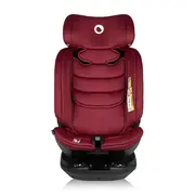 Scaun auto, Lionelo, Bastiaan RWF i-Size, Pozitie de somn, Protectie laterala, Rotire 360 grade, 0-36 Kg, Cu Isofix si Centura Top Tether, Conform cu standardul european de securitate ECE R129, Rosu BYNLO-BASTIAAN_RWF_ISIZE_RED_BURGUNDY