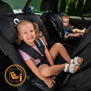 Scaun auto, Lionelo, Bastiaan RWF i-Size, Pozitie de somn, Protectie laterala, Rotire 360 grade, 0-36 Kg, Cu Isofix si Centura Top Tether, Conform cu standardul european de securitate ECE R129, Rosu BYNLO-BASTIAAN_RWF_ISIZE_RED_BURGUNDY