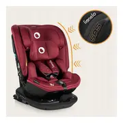 Scaun auto, Lionelo, Bastiaan RWF i-Size, Pozitie de somn, Protectie laterala, Rotire 360 grade, 0-36 Kg, Cu Isofix si Centura Top Tether, Conform cu standardul european de securitate ECE R129, Rosu BYNLO-BASTIAAN_RWF_ISIZE_RED_BURGUNDY