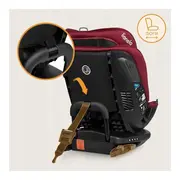 Scaun auto, Lionelo, Bastiaan RWF i-Size, Pozitie de somn, Protectie laterala, Rotire 360 grade, 0-36 Kg, Cu Isofix si Centura Top Tether, Conform cu standardul european de securitate ECE R129, Rosu BYNLO-BASTIAAN_RWF_ISIZE_RED_BURGUNDY