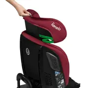 Scaun auto, Lionelo, Bastiaan RWF i-Size, Pozitie de somn, Protectie laterala, Rotire 360 grade, 0-36 Kg, Cu Isofix si Centura Top Tether, Conform cu standardul european de securitate ECE R129, Rosu BYNLO-BASTIAAN_RWF_ISIZE_RED_BURGUNDY