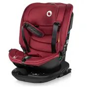 Scaun auto, Lionelo, Bastiaan RWF i-Size, Pozitie de somn, Protectie laterala, Rotire 360 grade, 0-36 Kg, Cu Isofix si Centura Top Tether, Conform cu standardul european de securitate ECE R129, Rosu BYNLO-BASTIAAN_RWF_ISIZE_RED_BURGUNDY
