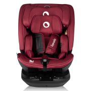 Scaun auto, Lionelo, Bastiaan RWF i-Size, Pozitie de somn, Protectie laterala, Rotire 360 grade, 0-36 Kg, Cu Isofix si Centura Top Tether, Conform cu standardul european de securitate ECE R129, Rosu BYNLO-BASTIAAN_RWF_ISIZE_RED_BURGUNDY