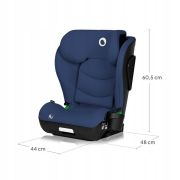 Scaun auto i-Size, Lionelo, Neal, Spatar reglabil in 4 pozitii, Tetiera in 10 pozitii, Suport sticla inclus, 15-36 Kg, 100-150 cm, Cu Isofix, Conform ECE R129, Albastru BYNLO-NEAL_I-SIZE_BLUE_NAVY