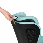 Scaun auto i-Size, Lionelo, Neal, Spatar reglabil in 4 pozitii, Tetiera in 10 pozitii, Suport sticla inclus, 15-36 Kg, 100-150 cm, Cu Isofix, Conform ECE R129, Verde Turquoise BYNLO-NEAL_I-SIZE_GREEN_TURQUOISE