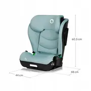Scaun auto i-Size, Lionelo, Neal, Spatar reglabil in 4 pozitii, Tetiera in 10 pozitii, Suport sticla inclus, 15-36 Kg, 100-150 cm, Cu Isofix, Conform ECE R129, Verde Turquoise BYNLO-NEAL_I-SIZE_GREEN_TURQUOISE