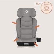 Scaun auto i-Size, Lionelo, Neal, Spatar reglabil in 4 pozitii, Tetiera in 10 pozitii, Suport sticla inclus, 15-36 Kg, 100-150 cm, Cu Isofix, Conform ECE R129, Verde Turquoise BYNLO-NEAL_I-SIZE_GREY_CONCRETE