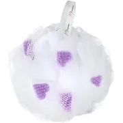 Burete de baie plasa cu insertii colorate, MyCosmetics&reg;, 47g