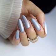 Lac unghii Chrome Effect CH12 Aluminium Aura Wild & Mild 12ml