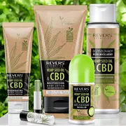 Pachet ingrijire cu ulei natural de canepa CBD, 100% vegan, Revers