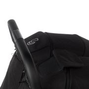 Carucior gemeni pliabil Twinside, Jane, Pliere rapida cu o mana, De la nastere pana la 22 Kg, Cu huse pentru ploaie, Spatare independente, Cu suspensii, Conform cu EN 1888-2:2018+A1:2023, Coal BYN8420421092460