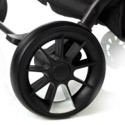 Carucior gemeni pliabil Twinside, Jane, Pliere rapida cu o mana, De la nastere pana la 22 Kg, Cu huse pentru ploaie, Spatare independente, Cu suspensii, Conform cu EN 1888-2:2018+A1:2023, Coal BYN8420421092460