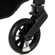 Carucior gemeni pliabil Twinside, Jane, Pliere rapida cu o mana, De la nastere pana la 22 Kg, Cu huse pentru ploaie, Spatare independente, Cu suspensii, Conform cu EN 1888-2:2018+A1:2023, Coal BYN8420421092460