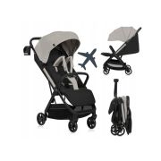 Carucior sport, Lionelo, Julie Air, Greutate redusa - 7.5 kg, Sustine 22 kg, 6 luni+, Capotina impermeabila, Protectie SPF 50+, Include suport sticla, Pliere compacta pentru calatorii, Conform cu EN1888-1 si EN1888-2, Bej BYNLO-JULIE_AIR_BEIGE_SAND
