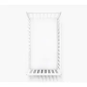 Cearsaf Din Bumbac Jersey Cu Elastic Pe Contur 100x50 Cm, Alb Pjb16-5492