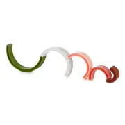 Jucarie stivuire copii, Jane, Forma pepene, dezvolta motricitatea fina, Watermelon BYN8420421093221