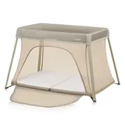 Patut multifunctional, Lionelo, Alice, 3 in 1, 2 trepte de inaltime pentru saltea, Pliabil, Material rezistent Oxford 300D, Cu iesire laterala, Geanta de transport, Pana 15 kg, 0 luni+, 104&times;70&times;74 cm, Bej BYNLO-ALICE_BEIGE_OLIVE