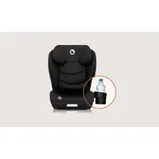 Scaun auto i-Size, Lionelo, Neal, Spatar reglabil in 4 pozitii, Tetiera in 10 pozitii, Suport sticla inclus, 15-36 Kg, 100-150 cm, Cu Isofix, Conform ECE R129, Negru BYNLO-NEAL_I-SIZE_BLACK_CARBON