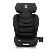 Scaun auto i-Size, Lionelo, Neal, Spatar reglabil in 4 pozitii, Tetiera in 10 pozitii, Suport sticla inclus, 15-36 Kg, 100-150 cm, Cu Isofix, Conform ECE R129, Negru BYNLO-NEAL_I-SIZE_BLACK_CARBON