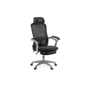 Scaun ergonomic cu tetiera OFF 430, mesh, suport picioare, polipropilena, 100 kg DRM10075