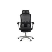 Scaun ergonomic cu tetiera OFF 430, mesh, suport picioare, polipropilena, 100 kg DRM10075
