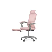 Scaun ergonomic cu tetiera OFF 430, mesh, suport picioare, polipropilena, 100 kg DRM10075