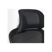 Scaun ergonomic cu tetiera OFF 430, mesh, suport picioare, polipropilena, 100 kg DRM10075