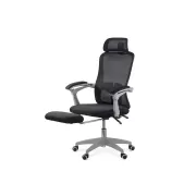 Scaun ergonomic cu tetiera OFF 430, mesh, suport picioare, polipropilena, 100 kg DRM10075