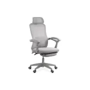 Scaun ergonomic cu tetiera OFF 430, mesh, suport picioare, polipropilena, 100 kg DRM10075