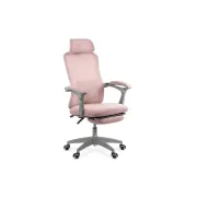 Scaun ergonomic cu tetiera OFF 430, mesh, suport picioare, polipropilena, 100 kg DRM10075