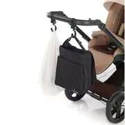 Set 2 carlige auto pentru carucior, Jane, Fixare pe cadru, multifunctionale, Negru BYN8420421034880