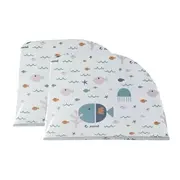 Set 2 parasolare plasa auto cu acoperire 100%, Jane, Universale, Usor de instalat, fara ventuze, Lazuli Blue BYN8420421082669