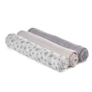 Set 3 scutece, Jane, Din muselina de bambus, Hipoalergenice, 80 x 80 cm, Star BYN8420421089156